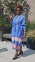 BARBIE KIMONO DRESS BLUE